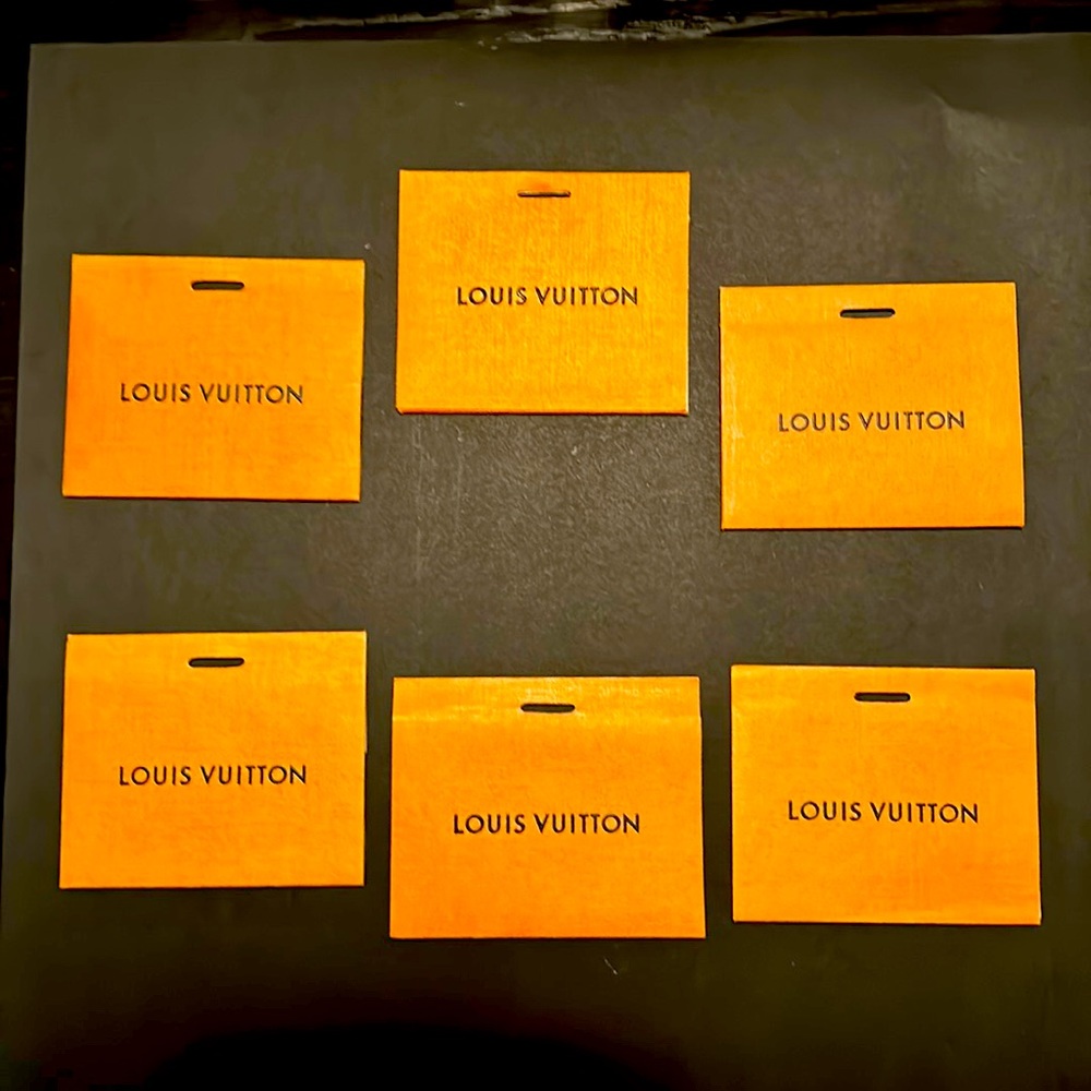 LV storage set of 6 Louis Vuitton gift note cards.